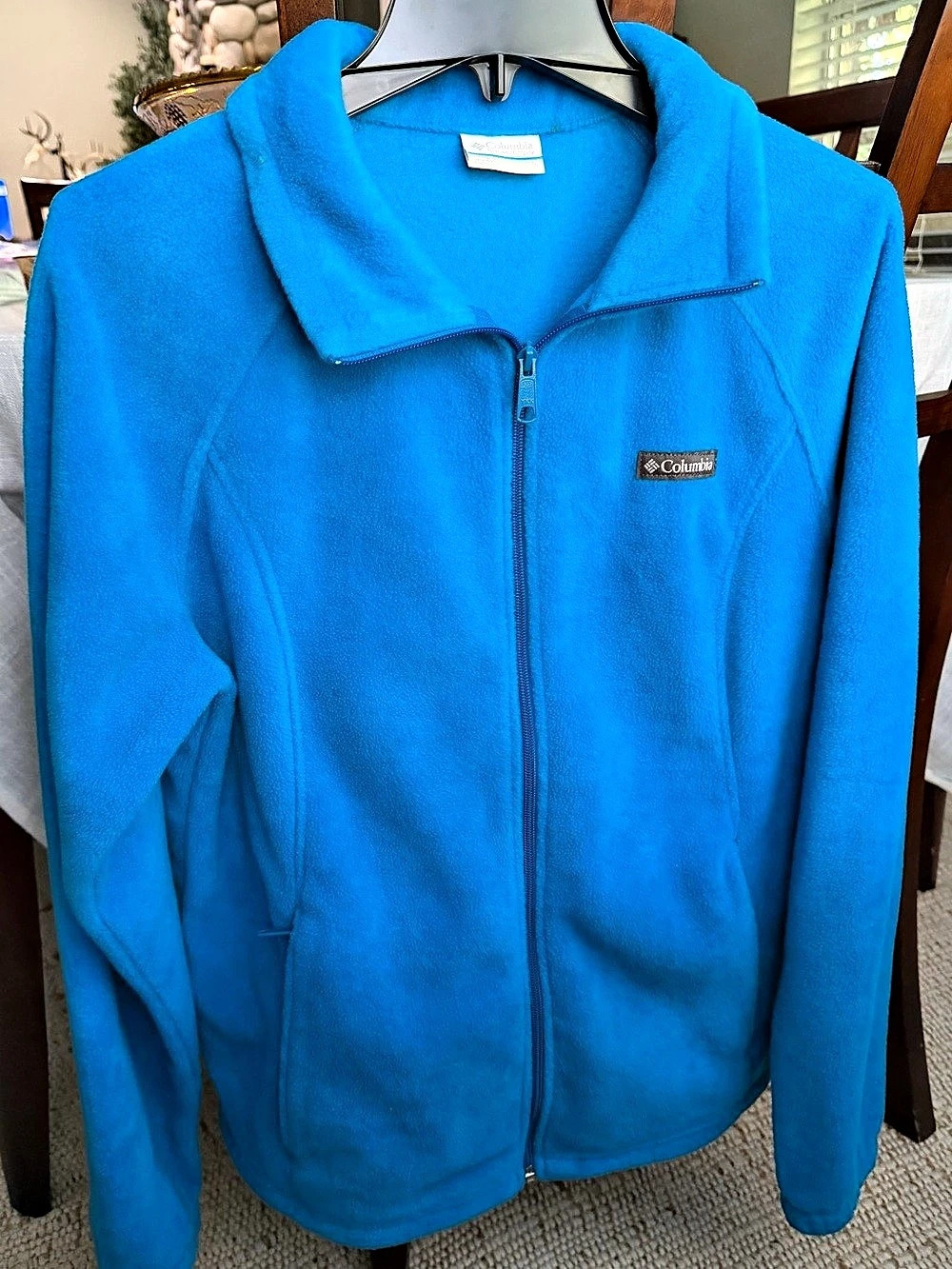 Woman’s Columbia Blue Fleece Jacket XL
